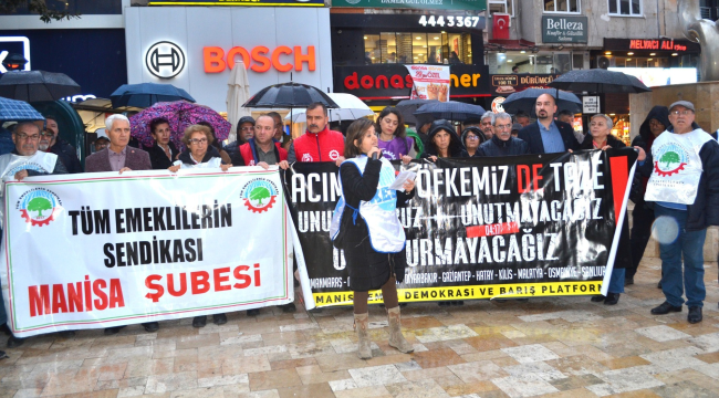  Manisa emek demokrasi ve barış platformunun basın açıklaması