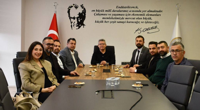 MANSİAD yönetim kurulu Salihli OSB yönetimini ziyaret etti