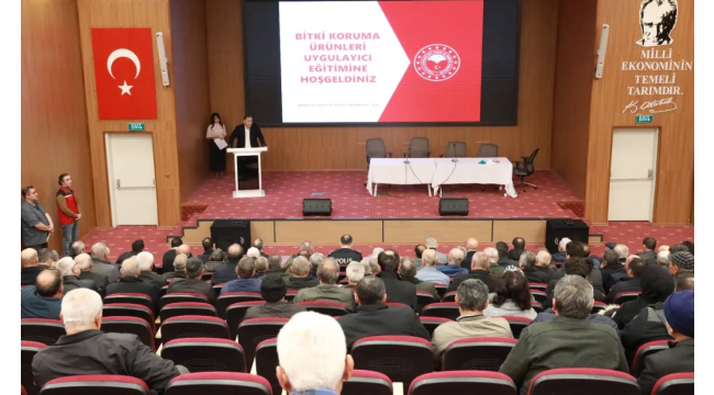 Muhtarlar ve üreticilere "B-reçete sistemi"eğitimi