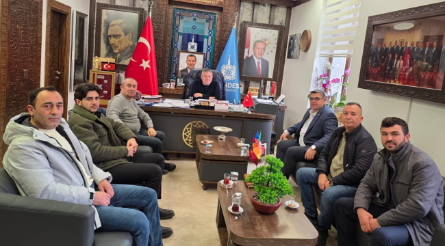 Oda başkanları başkan Büke'yi ziyaret etti