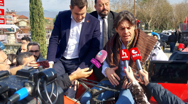 Ödemiş'te çitçilerin isyanı! traktörleriyle eylem yaptı