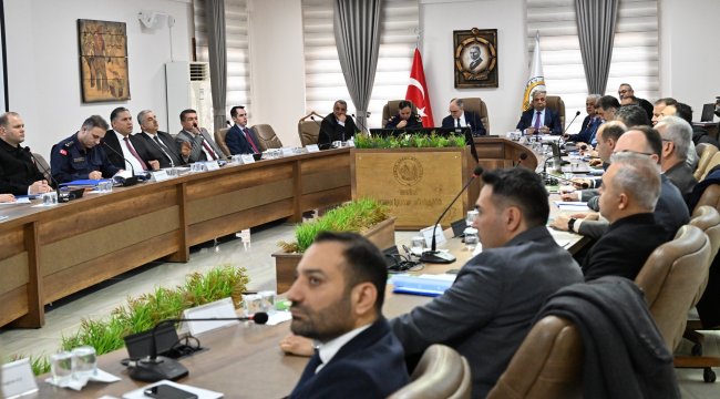 Orman yangınlarıyla mücadele komisyon toplantısı