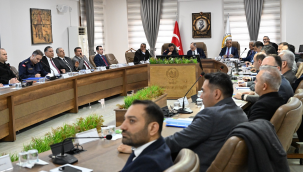 Orman yangınlarıyla mücadele komisyon toplantısı