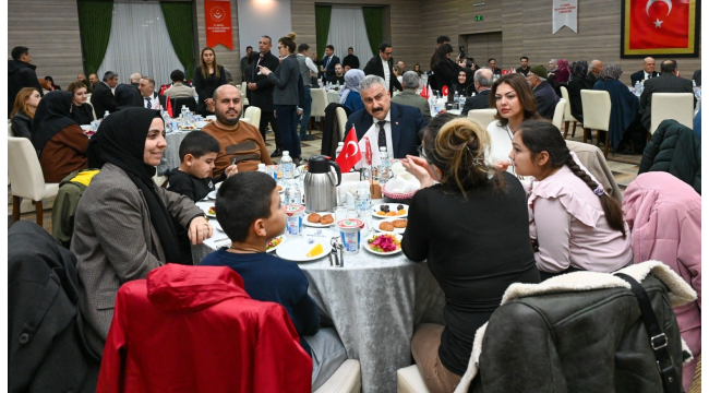Verilen iftarda şehitlerimiz ve gaziler bir araya geldi