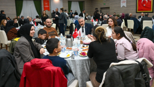 Verilen iftarda şehitlerimiz ve gaziler bir araya geldi