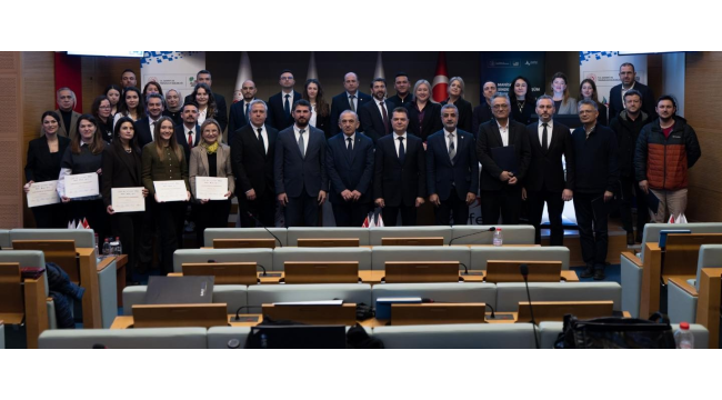 Yeşil dönüşüm, üreten şehirler teknik destek eğitimine katılan firmalara sertifikaları verildi