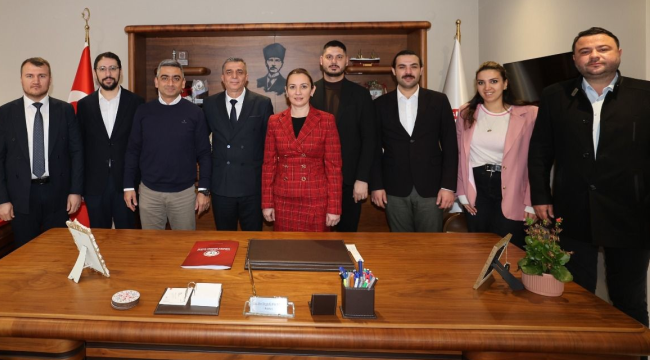 Ziyarette kentte fayda sağlayacak ortak projeler ele alındı