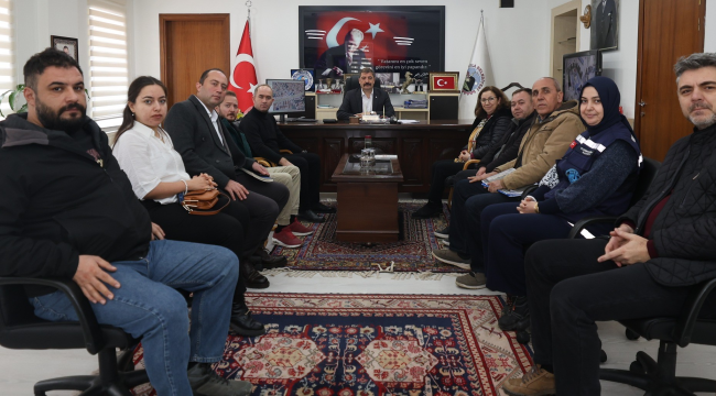 Ziyarette Kula altyapı yatırımları ele alındı