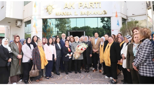 AK Parti genel merkez kadın kolları başkanı Ercan Manisa'da