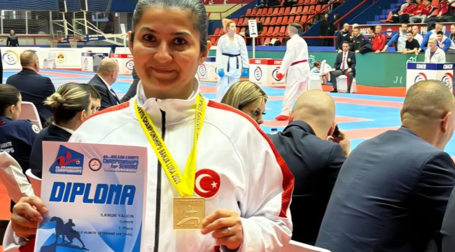 Alaşehir belediyesporun gururu İlknur Yalçın balkan şampiyonu oldu!