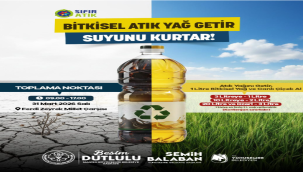 "Atık yağını getir, suyunu kurtar" kampanyası 