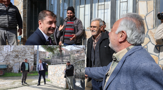 Başkan Dönmez kırsal mahalle yatırımlarını denetledi