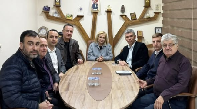 Başkan Okur oda başkanlarını ziyaret etti