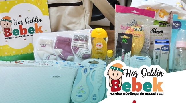 Bebek sevinci yaşayan ailelere 'hoş geldin bebek paketi' yardımı