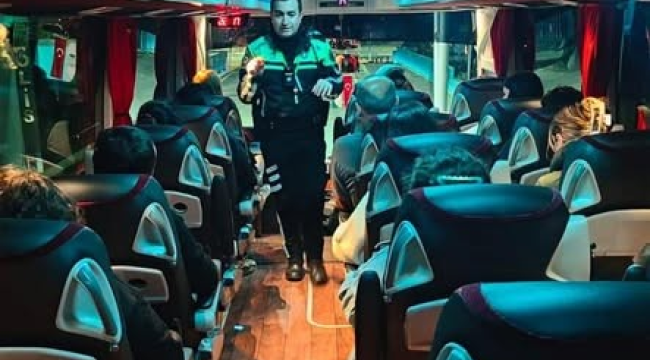 Beş günde 5152 kişiye emniyet kemer bilgilendirmesi yapıldı