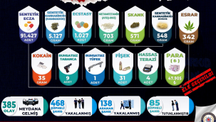 Bir haftada 85 kişi tutuklandı