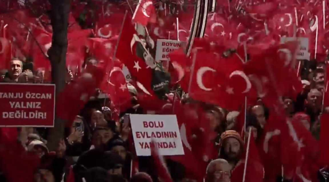 Bolu'da 'Millet İradesine Sahip Çıkıyor' mitingi: Tanju Özcan için büyük buluşma