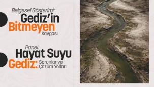 Büyükşehirden "Gediz'in bitmeyen kavgası"paneline katılım çağrısı