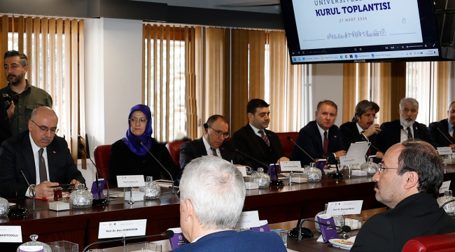 CBÜ rektörü Kibar üniversitelerarası kurul toplantısına katıldı