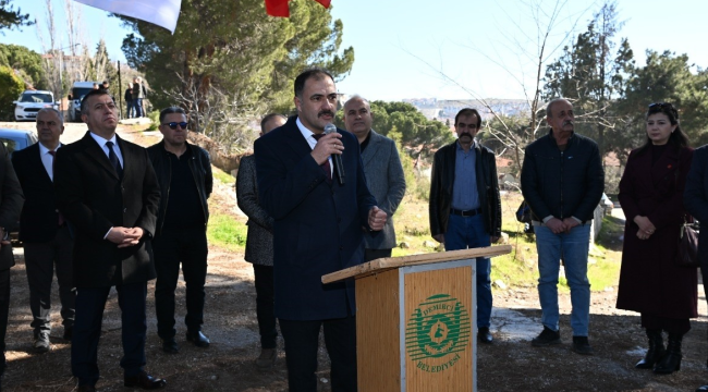 Demirci'de huzurevi yatırımına ilk kazma vuruldu