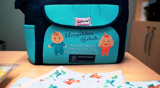 Didim belediyesinden yeni doğan dayanışma çantası