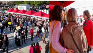 Didim'de emekçi kadınlar pazarı kuruldu