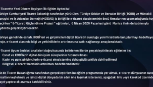 E-Ticarette yeni dönem başlıyor! ilk eğitim Aydın'da