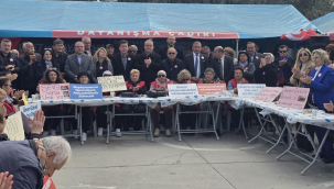 Günel destek dayanışma çadırında sürüyor