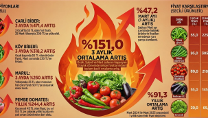 Hal fiyatları çıldırdı: 3 aylık zam oranı yüzde 151