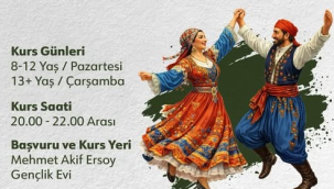 Halk oyunları kayıtları başladı