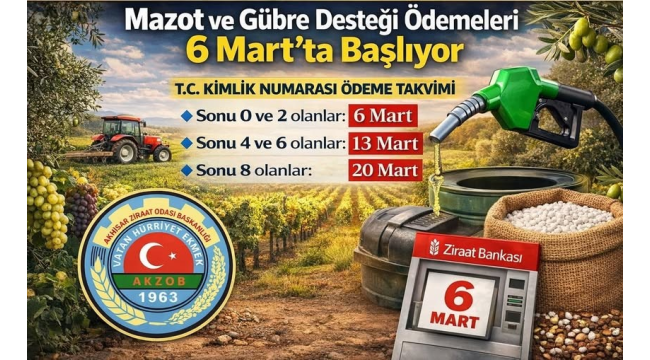 Hesaplara yatırılacak