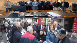 İftarda buluşan CHP heyeti,başkan Akın'ıda ziyaret etti