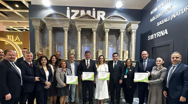 İlk kez İzmir ITB Berlin fuarından 5 ödül birden aldı