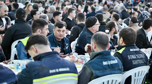 İşçilere iftar veren başkan Dutlulu, "her zaman yanınızdayız"