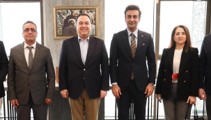 Kızılay yöneticileri başkan Dutlulu'yu ziyaret etti