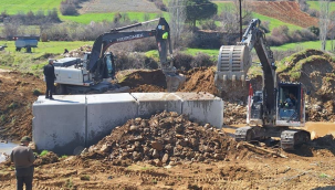 Kula Bebekli mahalle köprüsü yapımı tamamlandı