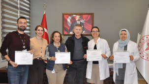 Kursu başarıyla tamamlayanlar belgelerini aldı