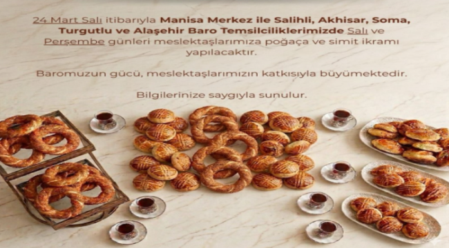 Manisa barosundan avukatlara önemli duyuru