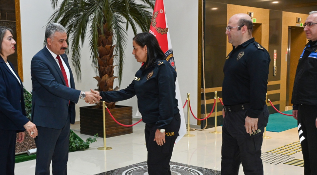 Manisa emniyet müdürlüğünde bayramlaşma