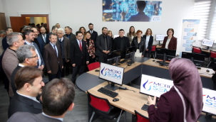 MCBÜ'de sürekli eğitim bilgisayar laboratuvarı açıldı