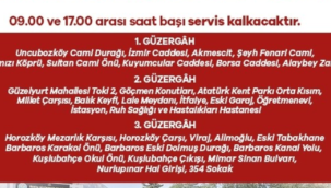 Mezarlıklara ücretsiz ring seferleri güzargahları belli oldu