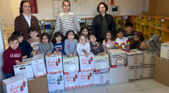 Minik öğrencilerden anlamlı yardım