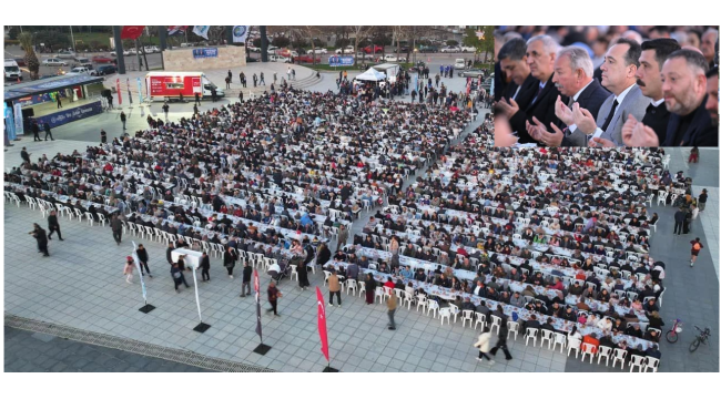 Salihli'de muhteşem iftar sofrası