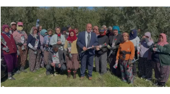 Salihli ziraat odası başkanı Yalvaç kadınların kadınlar gününü kutladı