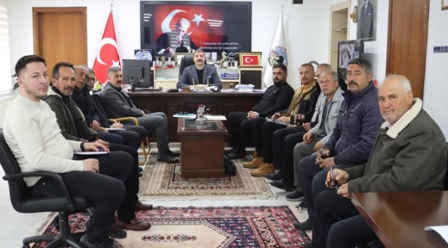 Ziyarette mahalle sorunları ele alındı