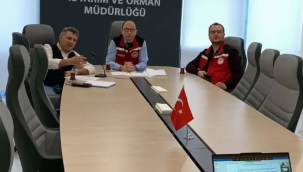 17 ilçe veteriner hekimlerle zoom toplantısı