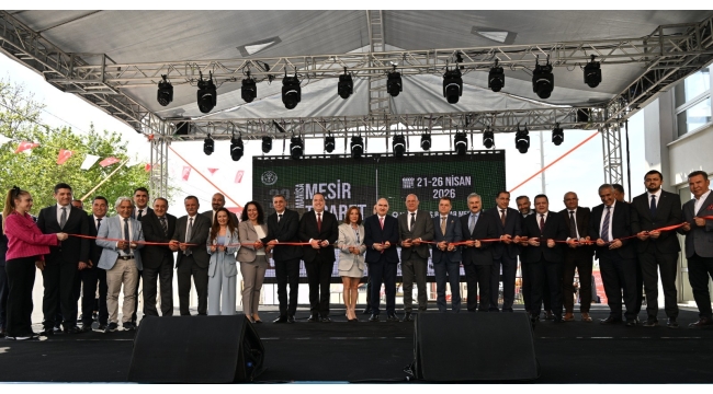 32. Manisa mesir sanayi ve ticaret fuarı kapılarını açtı