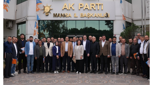 AKP Manisa il başkanlığının aylık olağan toplantısı