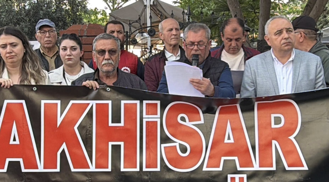 Ankara'da aclık grevindeki madencilere bir destekte Akhisar'dan