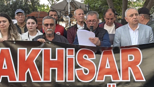 Ankara'da aclık grevindeki madencilere bir destekte Akhisar'dan